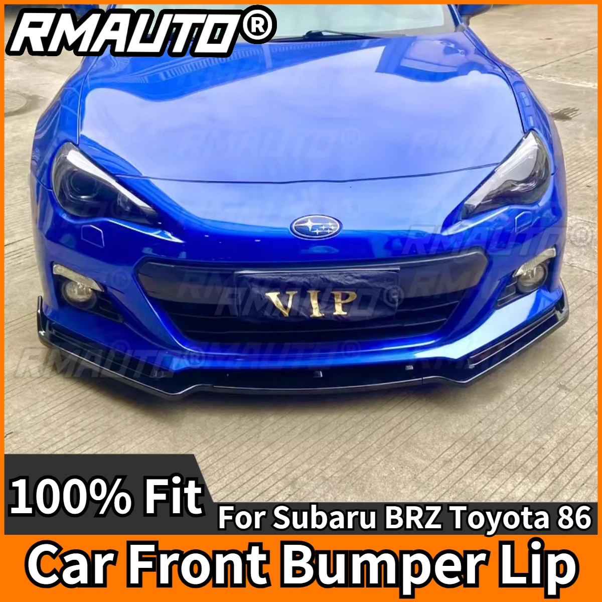 

RMAUTO Car Front Bumper Lip Diffuser Splitters Spoiler Aprons Cover Body Kit For Subaru BRZ Toyota 86 2012-2020 Car Accessories