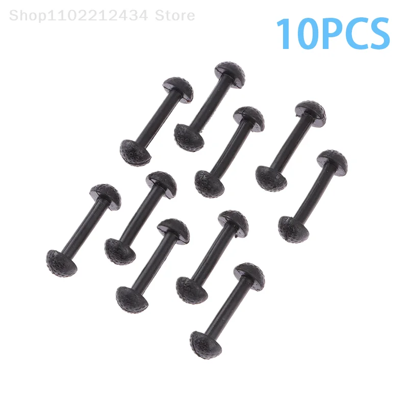 10 Pcs Replacement Connectors Clip For Motu Leg Band Vintage Figures Black Rubber