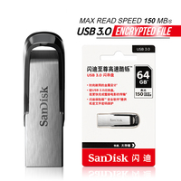 Genuine Ultra Flair USB 3.0 Flash Drive 64GB Flash Stick 128GB 256GB Pen Drive High Speed 32GB Memoria Key Metal U Disk