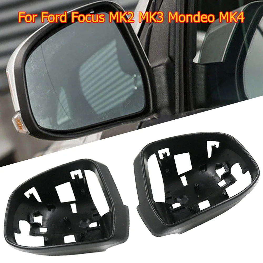 포드 포커스 2010-2018 MK2 2008-2010 Mondeo MK4 2010-2014 백미러 프레임 홀더 용 자동차 외장 사이드 미러 하우징 프레임