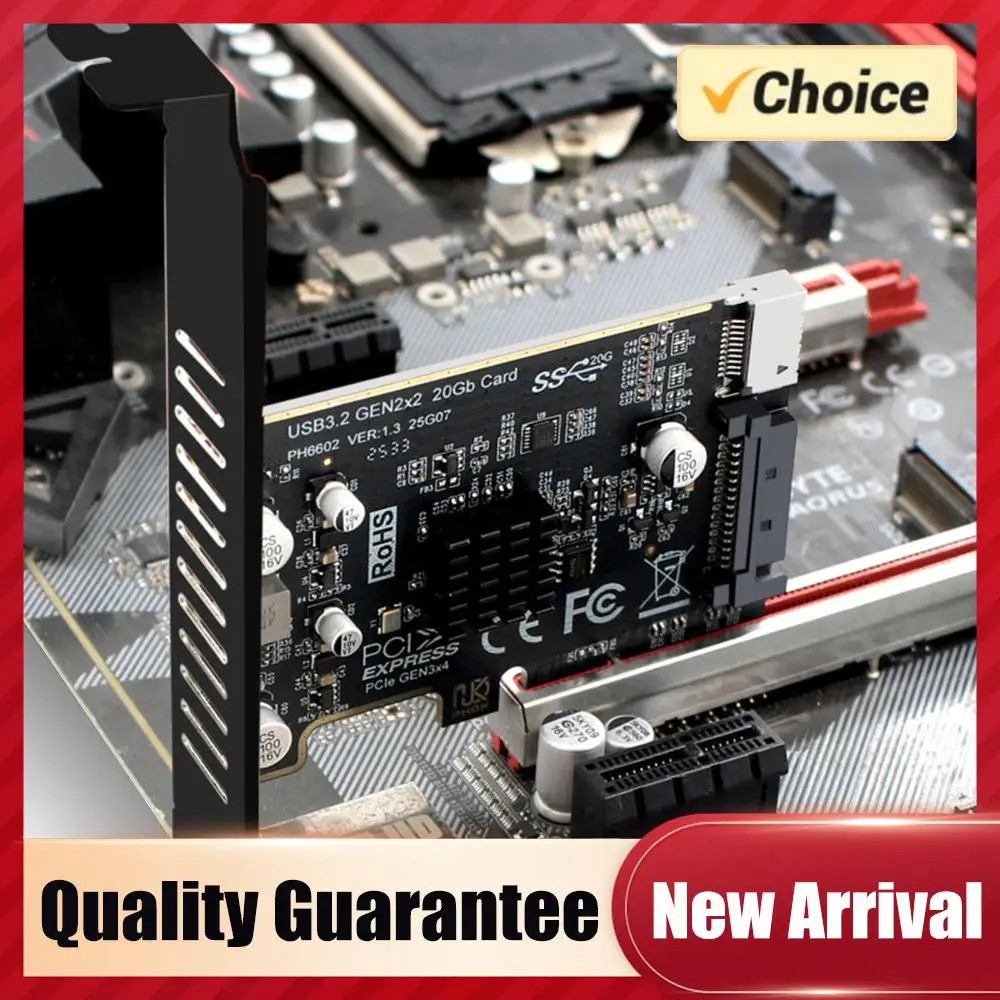 

Адаптер для передней панели ASM3242 с чипом USB 3.2 GEN2 20 Гбит/с, плата-райзер 20 Гбит/с, Express Card Type E для настольного ПК, передняя панель TYPE C