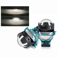 2025 Y8 100W 3 Inch LED Headlight Bi-Beam Projector Dual Lens Hi-Def Focus Retrofit Penetration Car Accessories for Auto