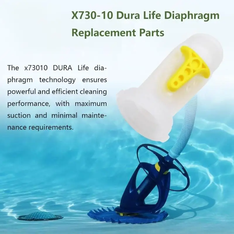 Diaphragme en silicone accessoires d'installation faciles pour maintenance du nettoyeur piscine Y4QC