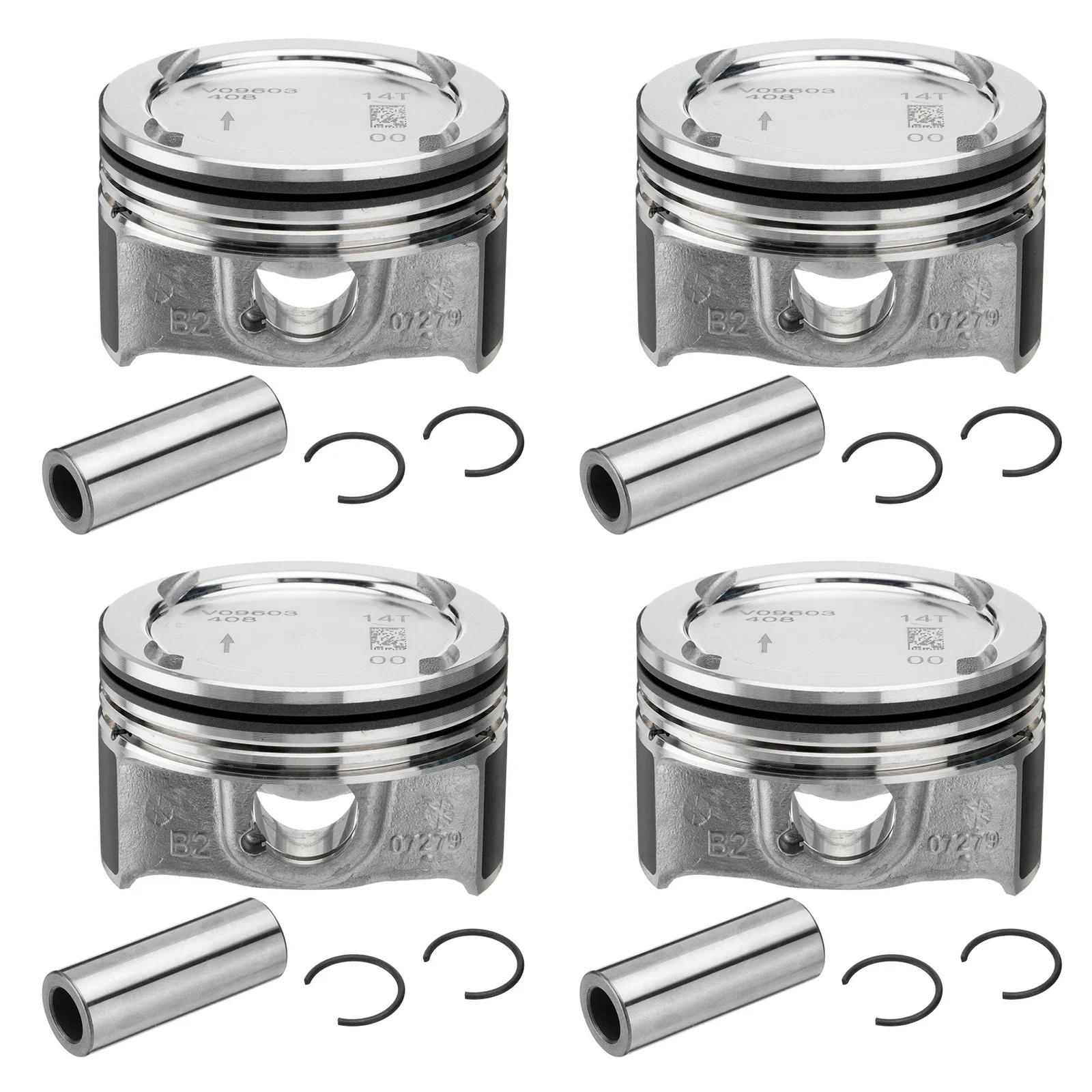 طقم مكبس المحرك والدبوس لسيارة تشيفي سونيك كروز تراكس إنكور 1.4T LUJ LUV 2011-2021