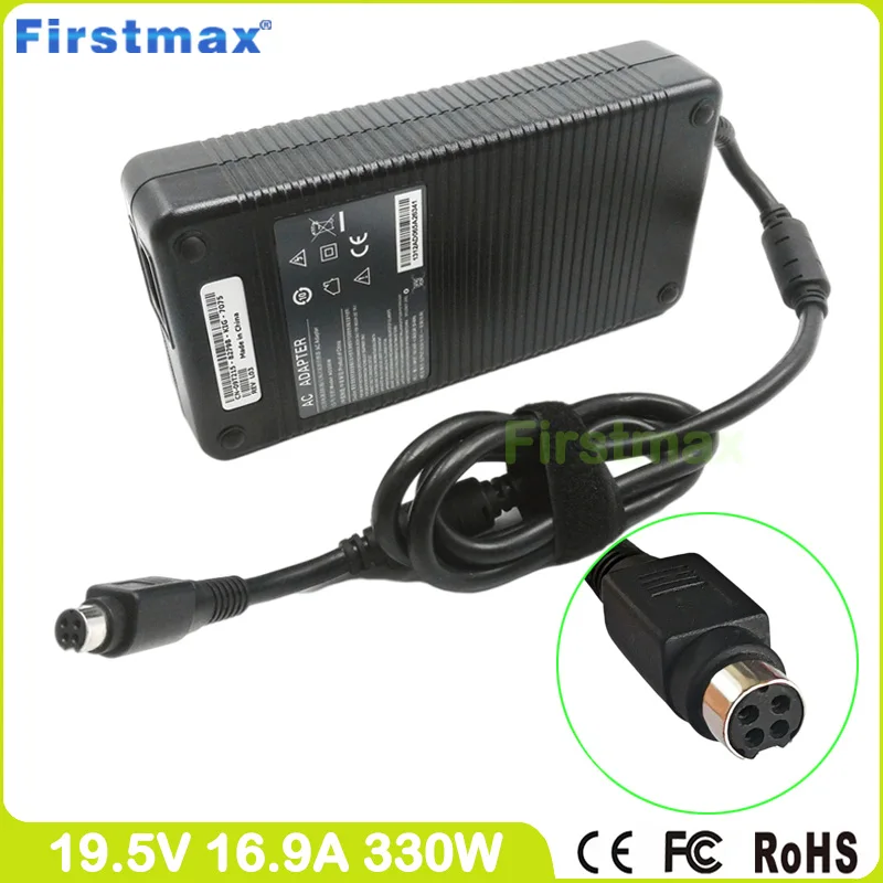 330W AC Adapter 19.5V 16.9A for MSI Trident 3 Arctic-06 Gaming Desktop Power Supply GT83VR 6RF 7RF Titan SLI MS-1815 Charger