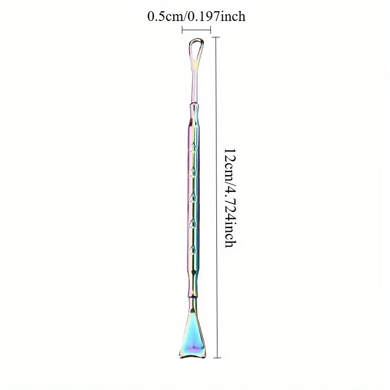 Strumento manuale per la rimozione dei punti neri da 2 pezzi, bastoncini per l'acne da spremere, aghi per l'acne, follicoli piliferi del naso, artefatto per la pulizia manuale