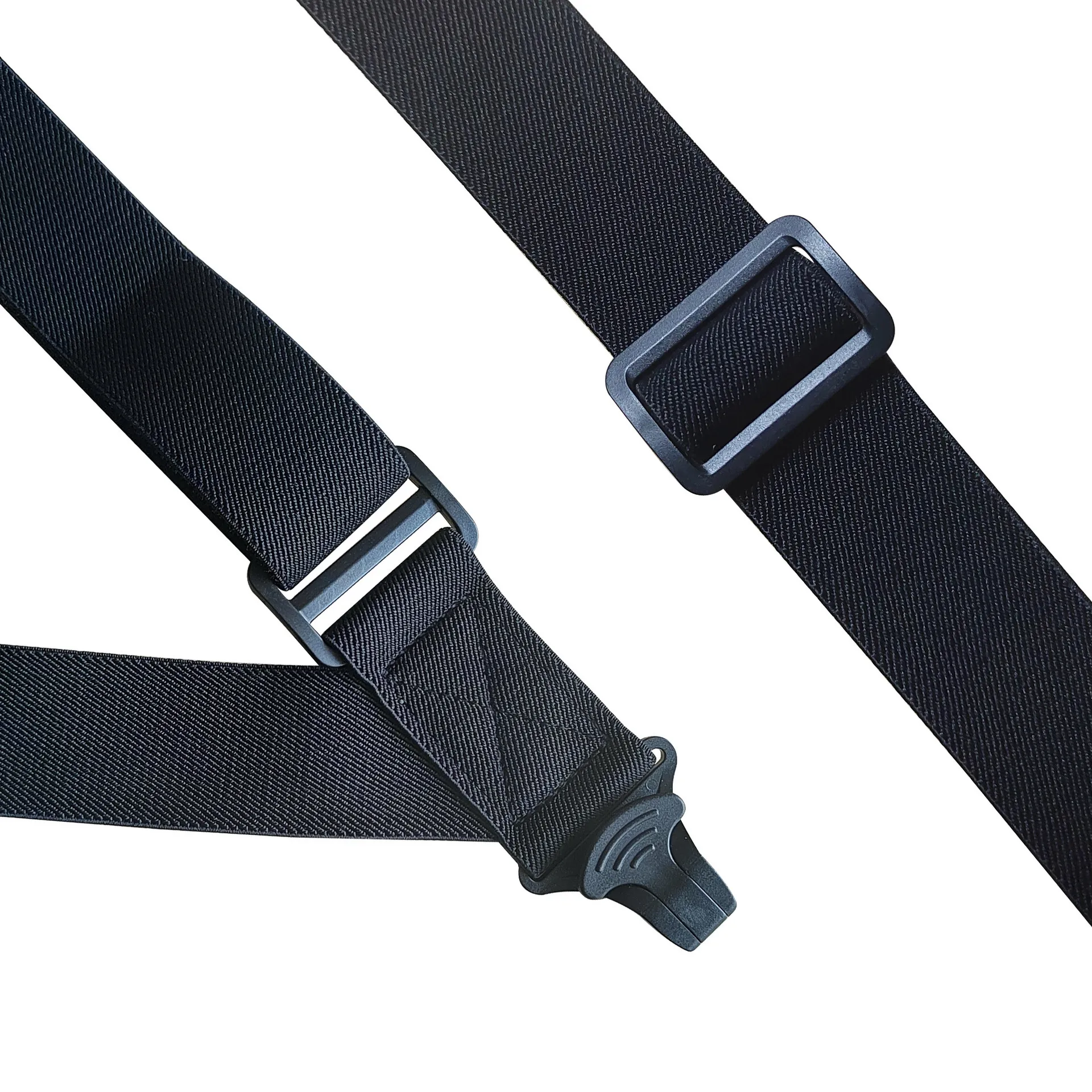 Men Elastic Braces 2 Clips Back Plastic Hook Buckle Stay Locking Clamps Trousers Suspenders Adjustable Strap Garter Holder Belt