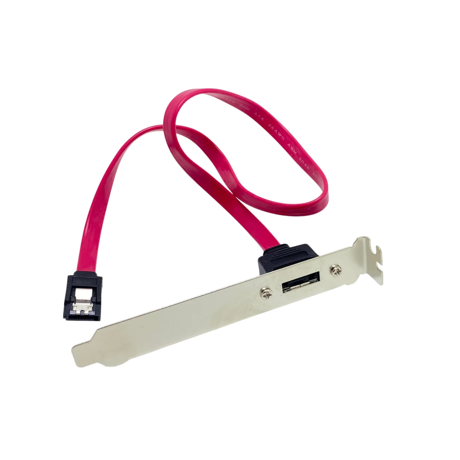 Computer Case Baffle Internal SATA to ESATA External PCI Slot Cable Bracket For motherboard