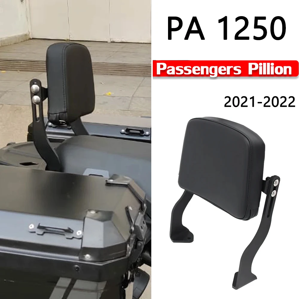 

For Pan America 1250 PA 1250 S Seat Rear Backrest Cushion Back Rest Pad Passenger Pillion 2022 -2021 Passenger Backrest