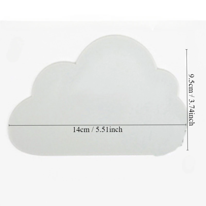 Cloud Silicone Coaster Bunny Squirrel Shape Waterproof Skid Insulation Cup Pad Reusable Mug Mat Table Decoration and Accessories