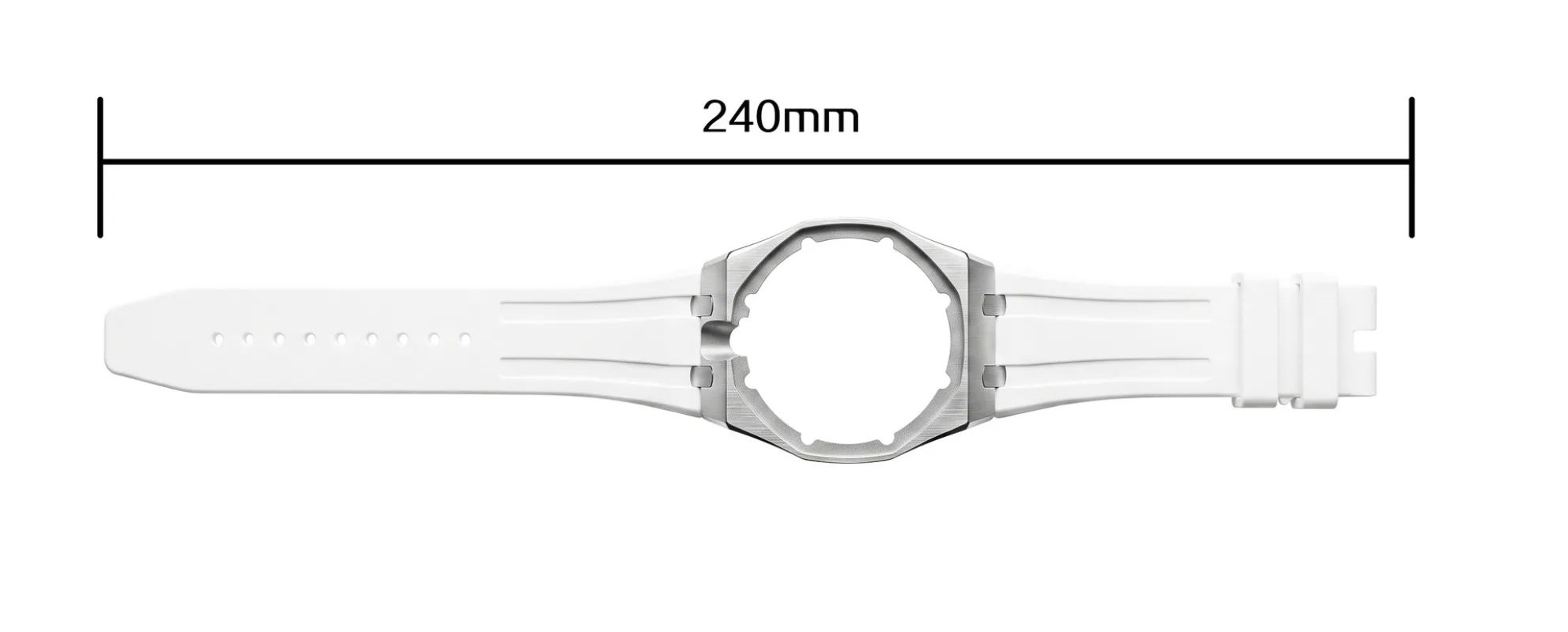 Luxury Modification Kit Pocket Watch Changer To Wristwatch Stainless Steel Watch Case Silicone Strap Band For Royal Pop