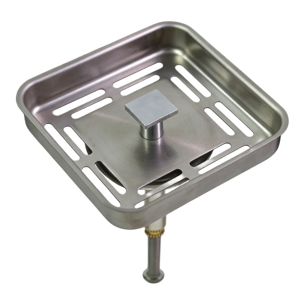 For Kitchen Maintenance 79mm X 79mm Stainless Steel Strainer Effective Food Debris Filter Drain Protector Compact Design