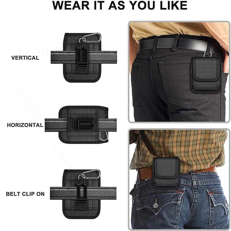 حالات لموتورولا رازر 60 برو الترا أكسفورد القماش الخصر حقيبة الهاتف حزام كليب الحقيبة ل موتو رازر 60 الترا 40 gen4 3 50s زائد 2025 #2