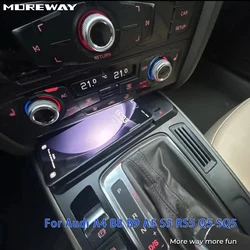 Moreway Wireless charger For Audi A4 B8 B9 A4 Allroad A5 S5 RS5 Q5 SQ5 Fast charge Phone holder Charging Mat Car Interior