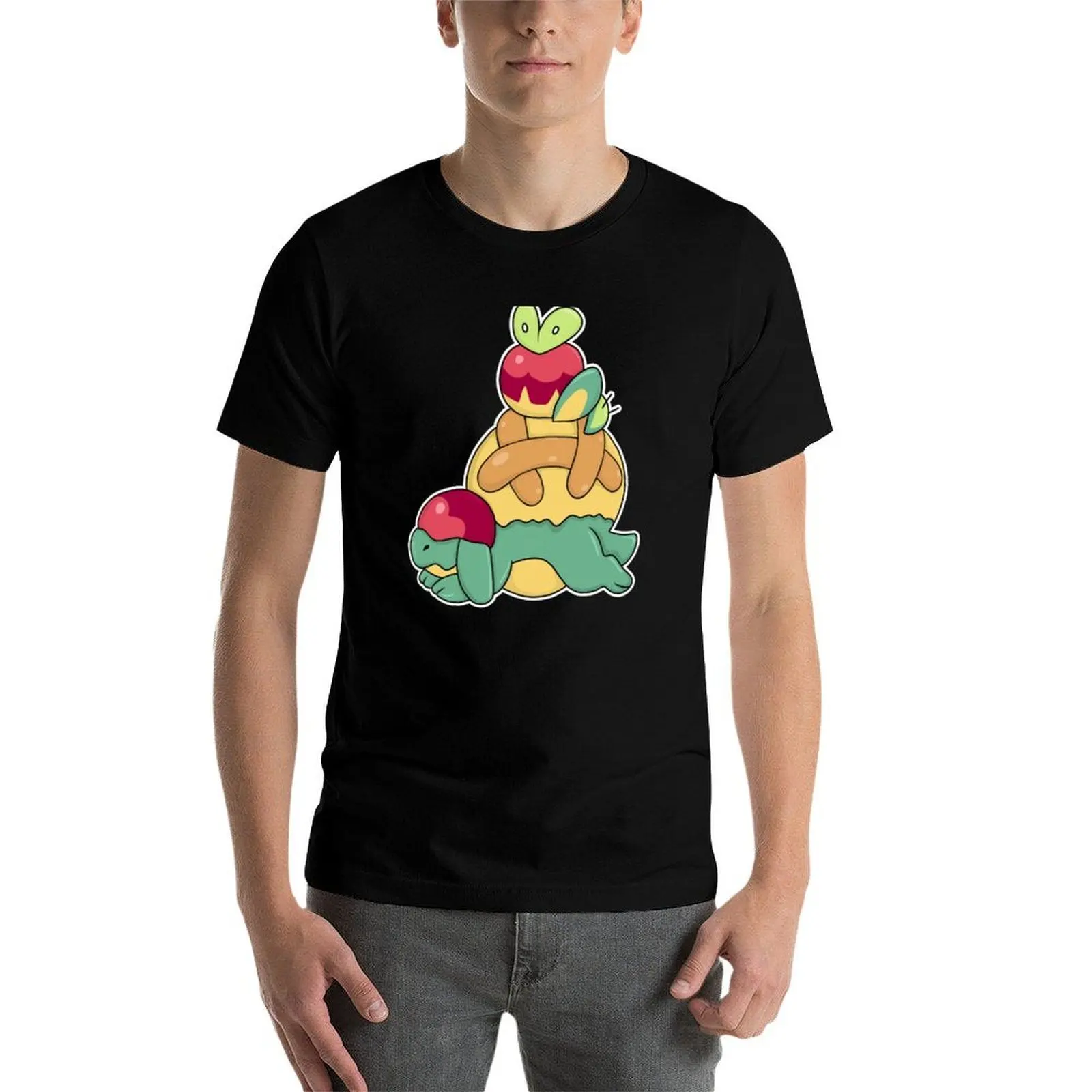 

Футболка Appletun and Applin, мужские футболки для мужчин, хлопковая футболка, мужская футболка