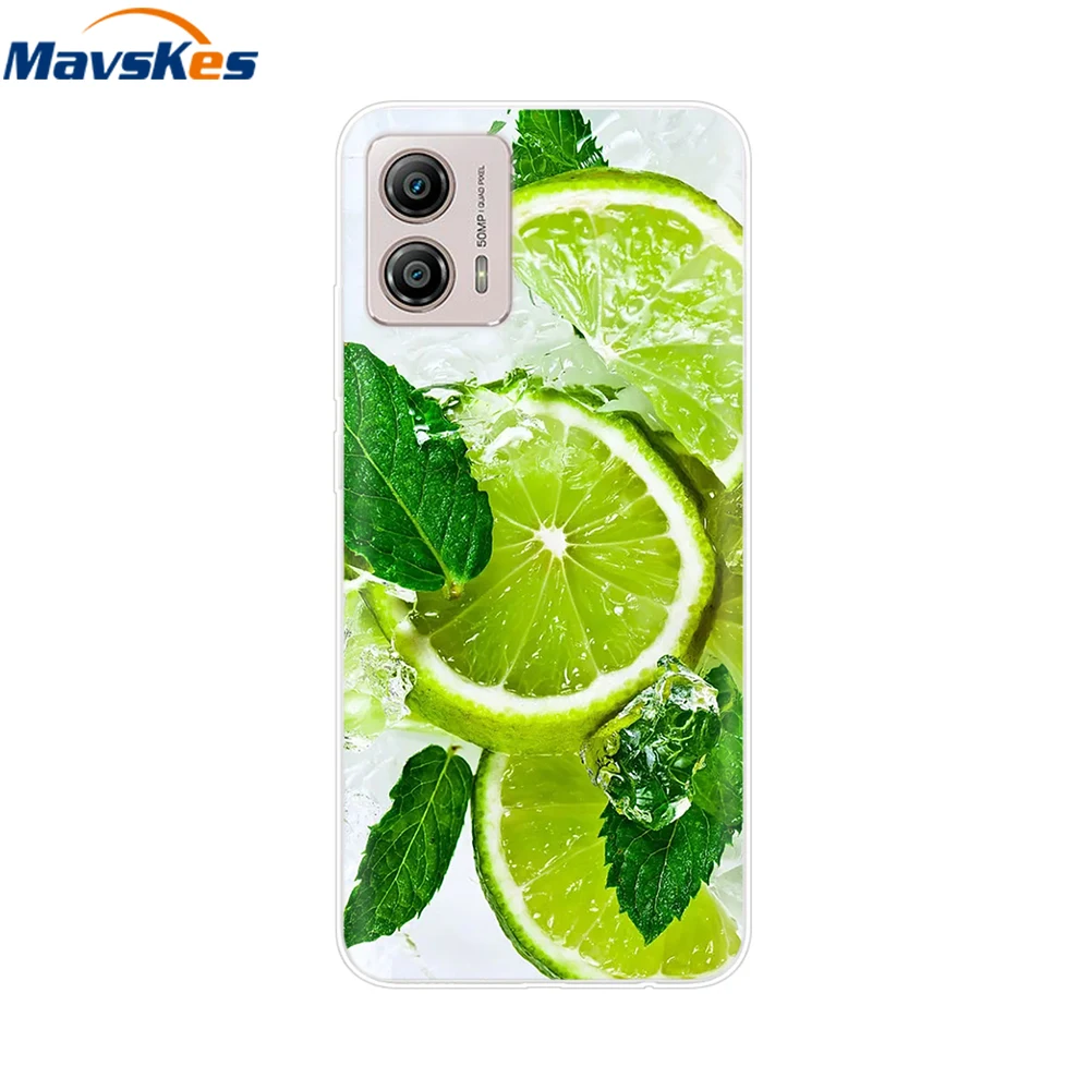 Cover For Motorola G53 Case Soft Clear Silicone Bumper For Motorola Moto G53 G73 5G Cover Capa Protect Mobile Phone Cases Etui