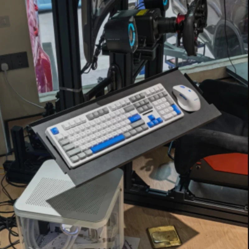 Aluminum Bracket Special Tray Wall Retractable Keyboard Tray Adjust Wireless Mouse Holder Office Auxiliary Support Accessory