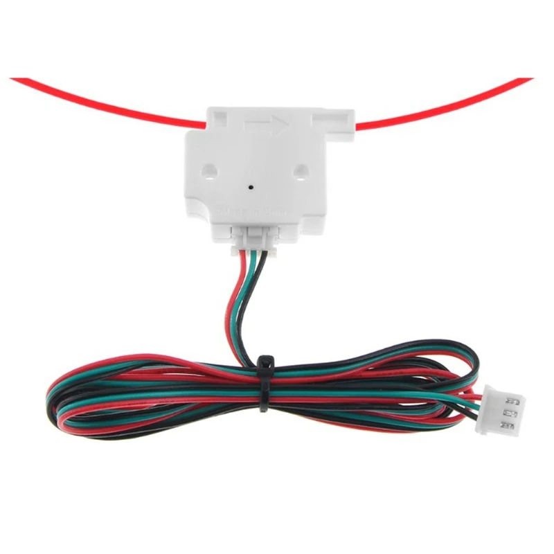 3D Printer Filament Break Detection Module Run-out  Material Runout Detector for 3D Printer Parts Black/White