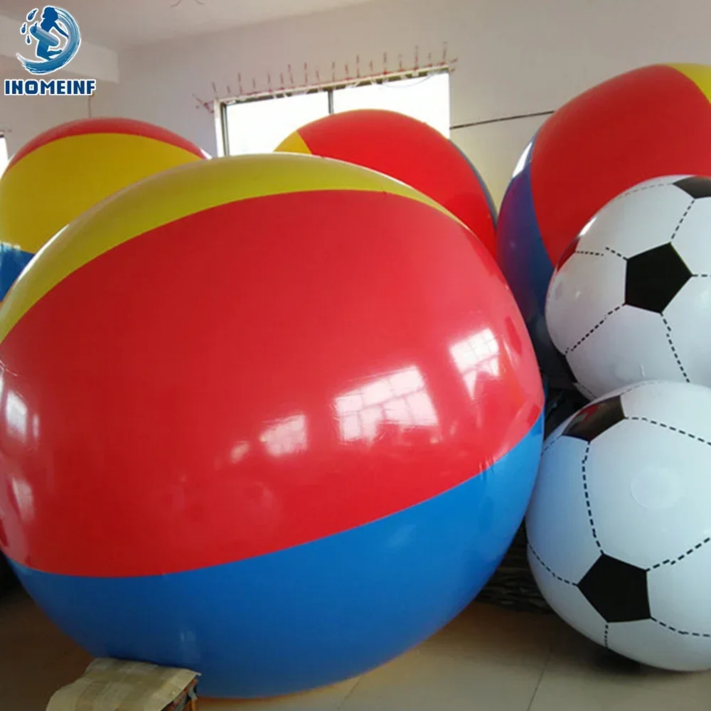 Giant Colorful Beach Volleyball Inflatable Beach Ball Swimming Pool Inflated Toy Balls Summer Holiday Outdoor Fun Hot Toys