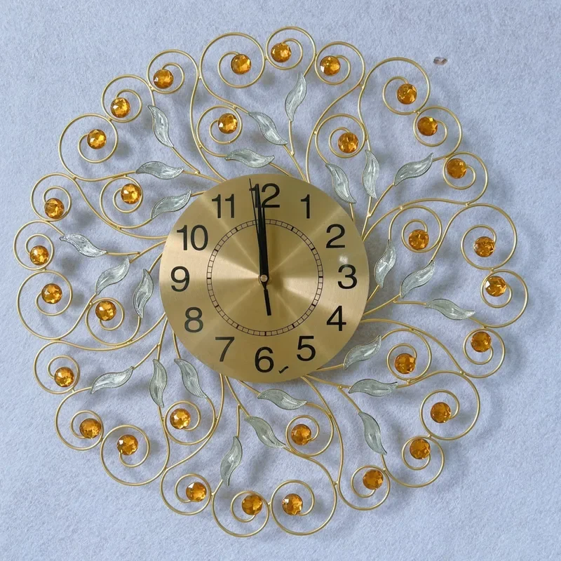 Nordic Light Luxury Wall Clock Modern Simple Living Room Home Art Decoration Creative Silent Wall Watch