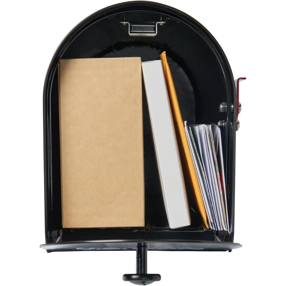 جسم Tuff ذو سعة كبيرة من الفولاذ المجلفن باللون الأسود، صندوق بريد ما بعد التركيب، TB1B0000