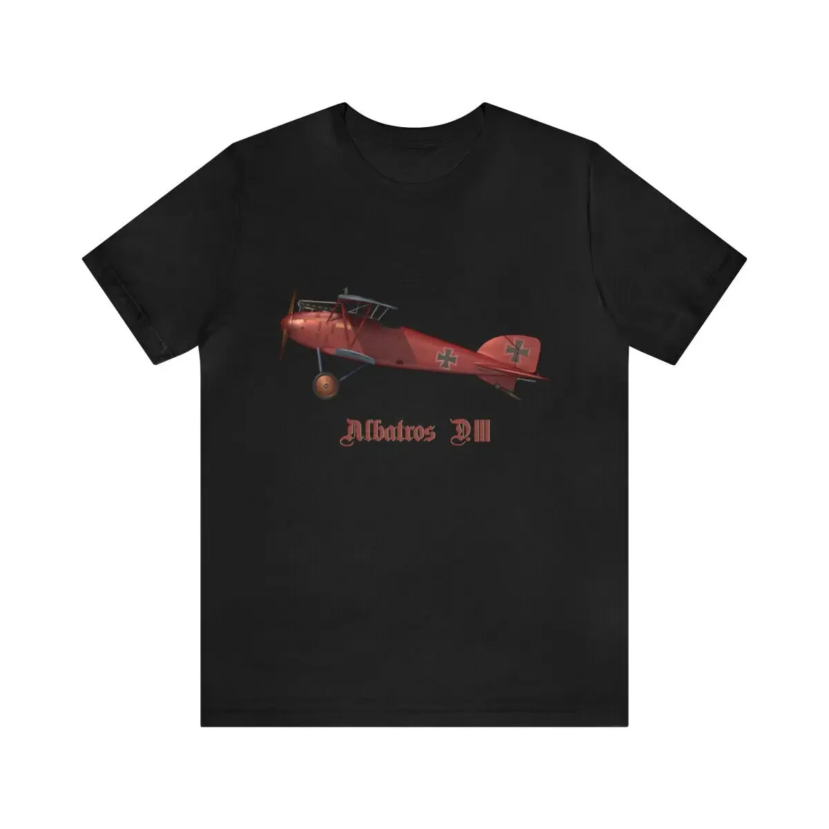 WW1 German Fighter Albatros D.III Unisex Jersey Short Sleeve T Shirt long or short sleeves