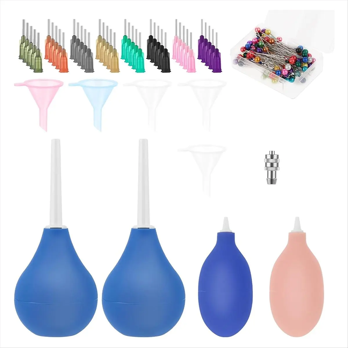 Ceramic Applicator for Pottery Glaze , Tools Set Polymer Clay Tools Metal+rubber