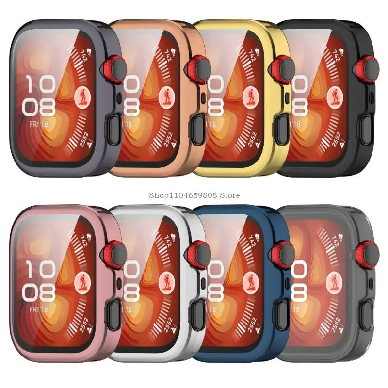 Flexible Protective Cover Full Access To Button for Watch Fit 4 Shock Absorption