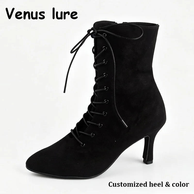 black-faux-suede-dance-boots-ballroom-dancing-shoes-latin-dance-shoes-woman-pointed-toe-dance-boots-salsa