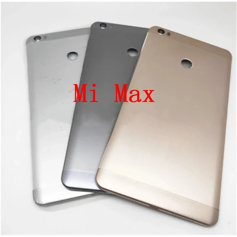 For Xiaomi Mi Max / Mi Max 2 / Mi Max 3 Metal Back Battery Door Rear Housing Cover Case Replacement Parts