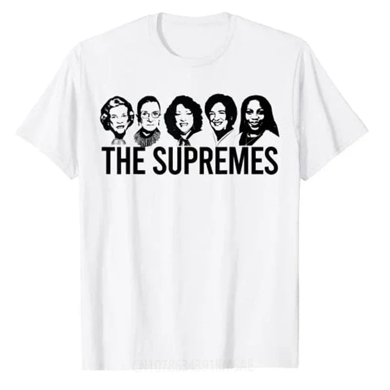 THE SUPREMES Court Justices Ketanji Brown Jackson SCOTUS RBG Sotomayor Meme T-Shirt Black Pride Feminism Tee Tops Gifts