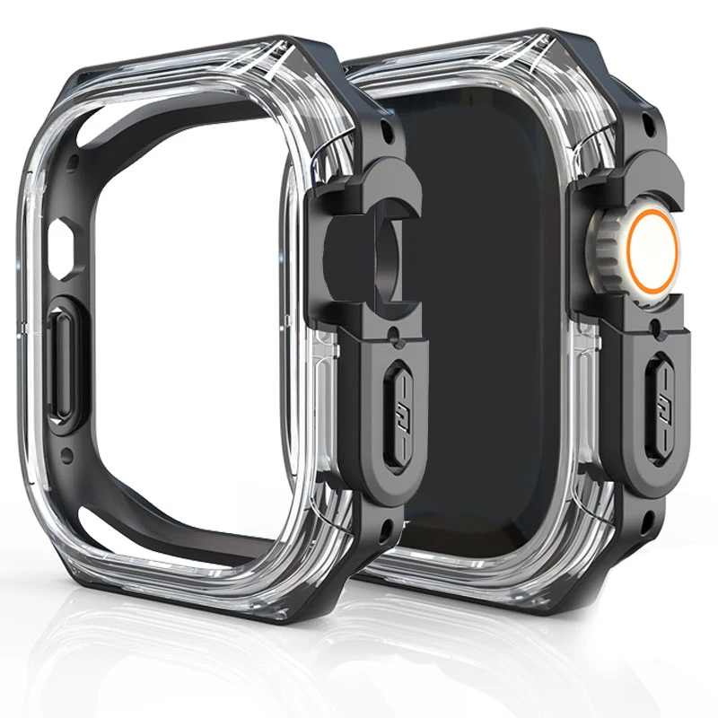 Protective Case For Apple Watch Ultra 49mm NO Screen Film Hard PC Bumper Shell Frame Cover For IWatch Series Ultra Accessories