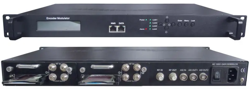 4 in 1 Dvbs2 to Dvbt Transmodulator ,dvb-s2 to Dvb-t Modulator