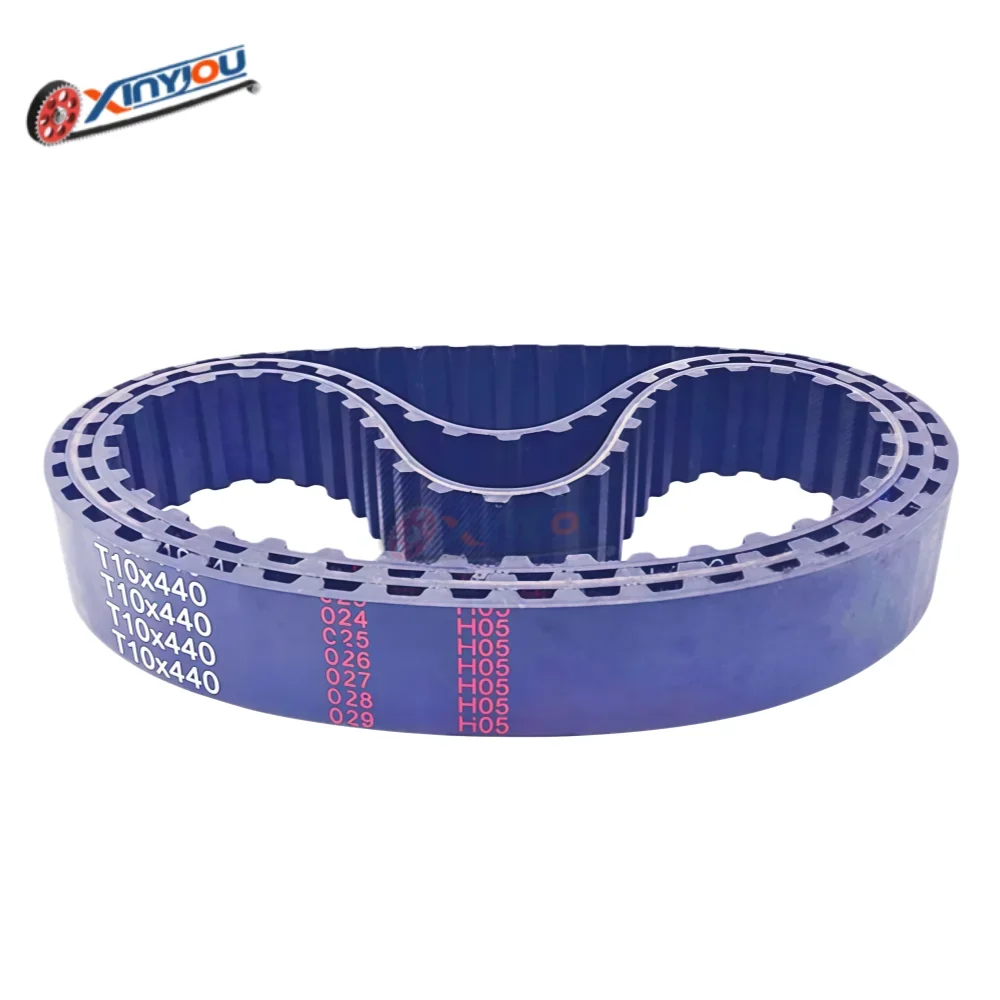 สายพานไทม์มิ่งยาง T10 ระยะห่างฟัน 10 มม. ความกว้างสายพาน 15/20/25/30/40/50 มม. ตัวเลือกความยาว 160/260/340/360/370/380/40~~800~มม.