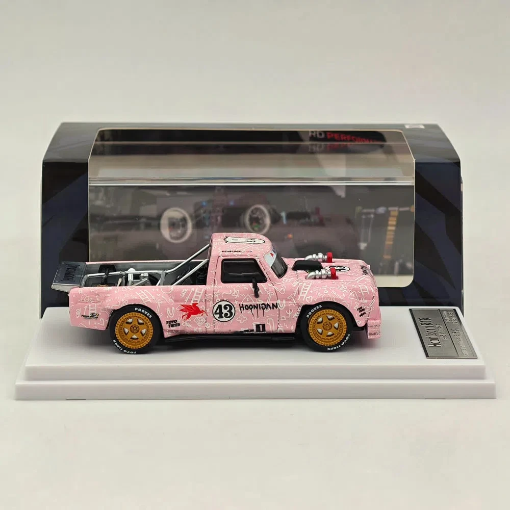 

SW 1:64 1965 Mustang RTR F150 Pickup Sports Pink Diecast Models Car Limited Collection Auto Toys Gift