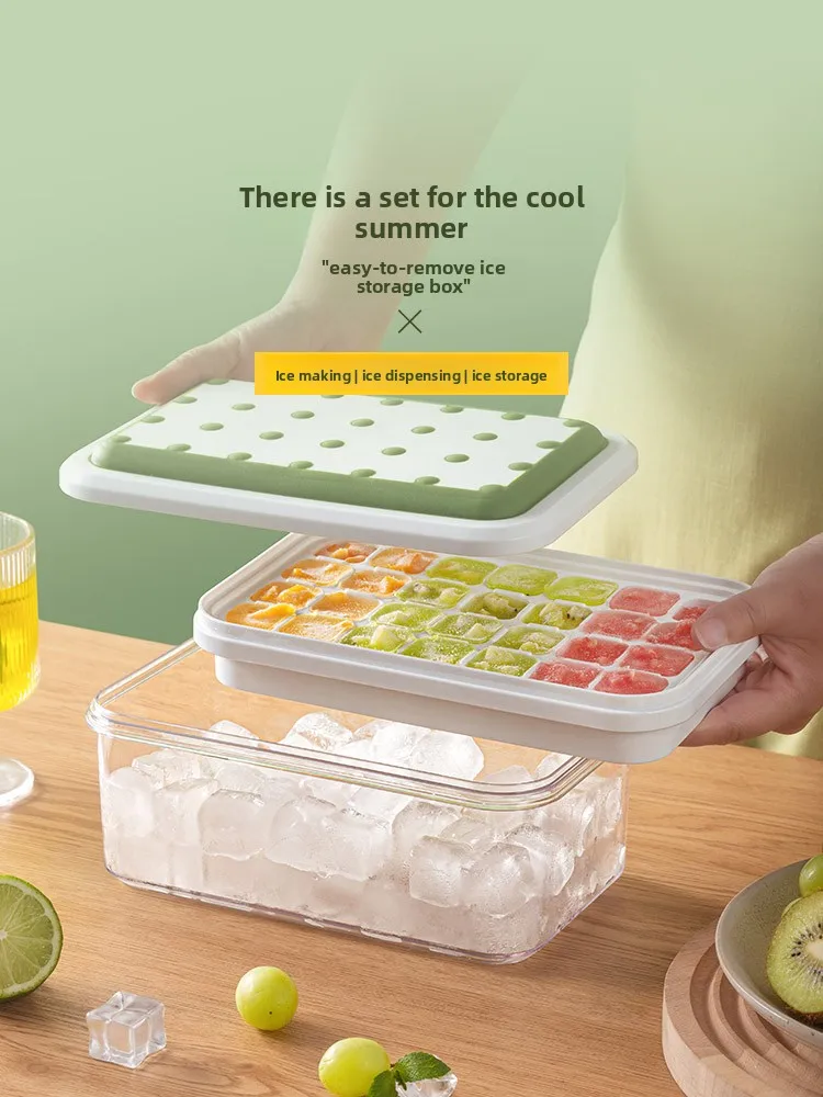 LMM pressing die ice grid system Household storage frozen ice cubes