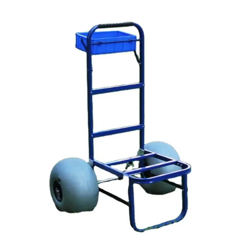 Double-wheeled fishing vehicle, versatile and easy-to-use aluminum balloon wheel ATV