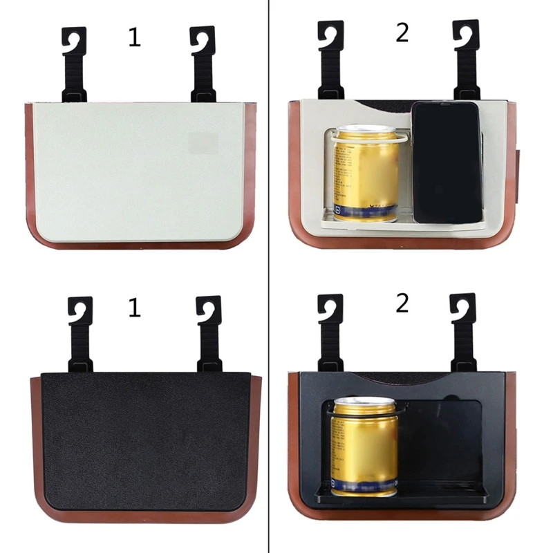 

Car for Seat Back Storage Box Universal Interior Auto Back-Seat Bag Storage Trash Waste Bin Can Foldable Multifunctional