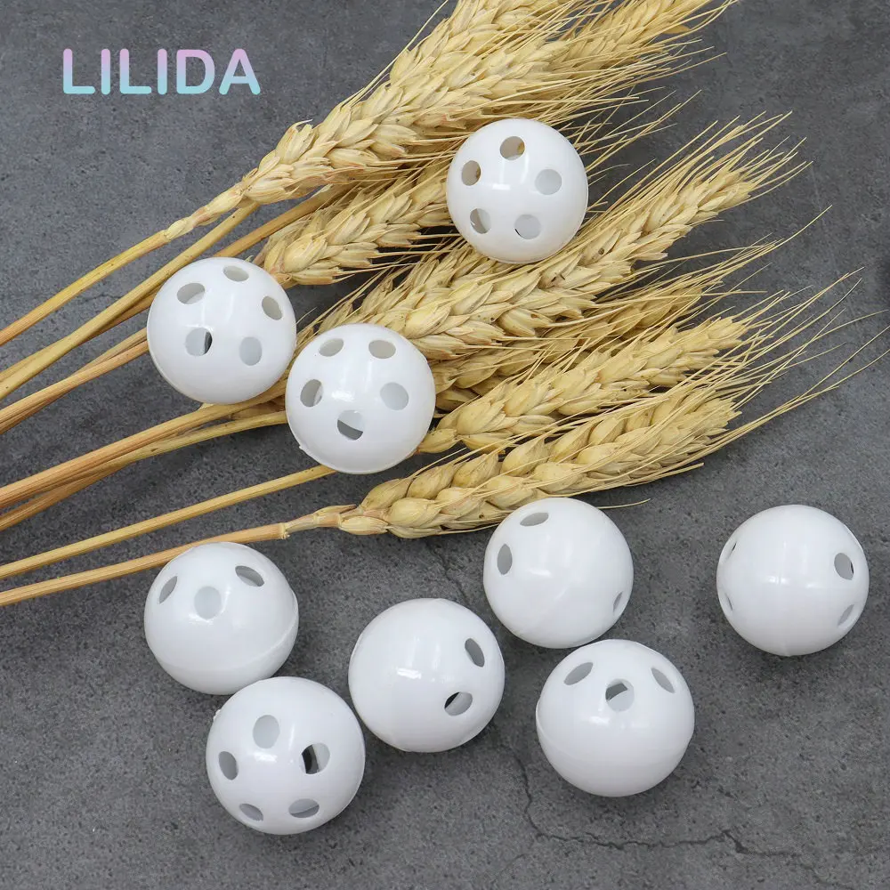 20Pcs 24MM Sounder Rattle Ball Noise Generator Insert Dog Toy Chew Plush Pet Baby Squeak DIY Fidget Toy Dog Supplies Accessories