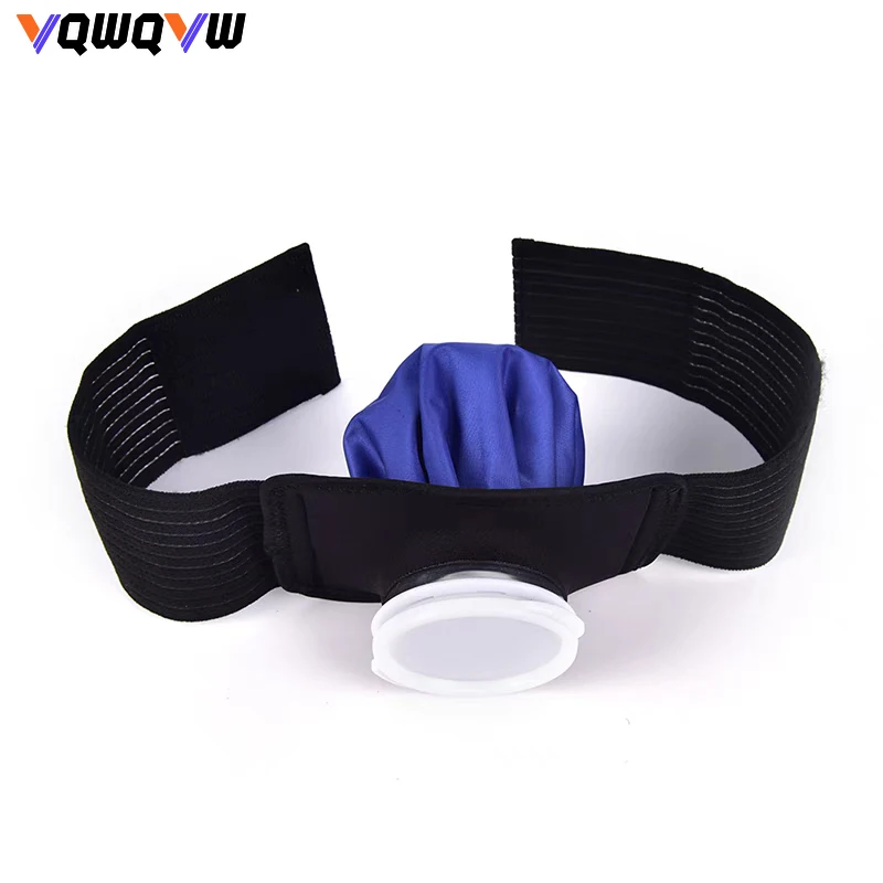 1Pcs Pure Blue Cloth Ice Bag, Ice Compress Bag,Therapy Bag, Sports Sprain Cooling Bag,Water Injection Ice Block,Hot and Cold Bag