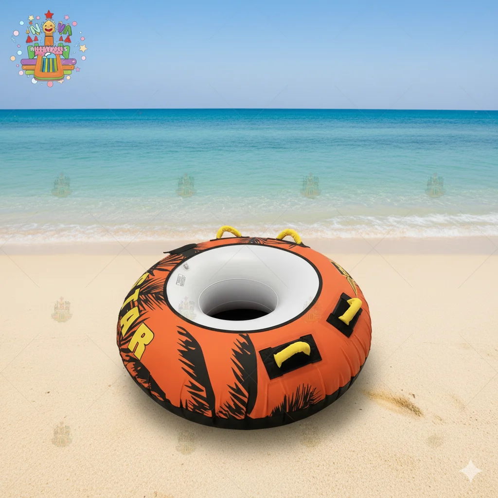 

Надувная лодка-ватрушка из ПВХ для водных видов спорта, проката и катания на водных лыжах (1-2 местная)