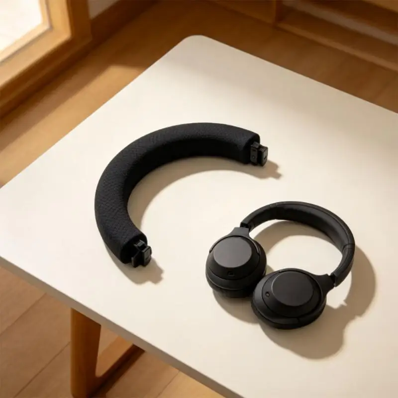 31BA Worn Headband Repair Pad for H3 Headset, Black Padded Replacement Cushion for the Headband Contact Surfaces