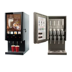 Fully Automatic Commercial Smart Instant Bean To Cup Coffee Vending Machine With Brew System