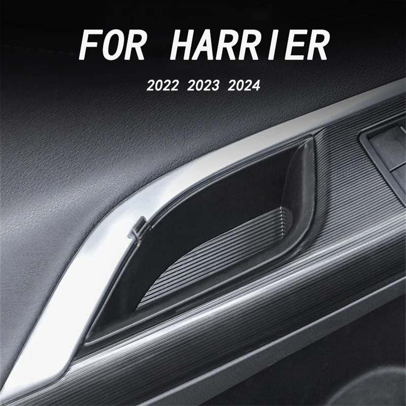 

Car interior decoration accessories, door storage box, storage layer for Toyota HARRIER 2022 2023 2024