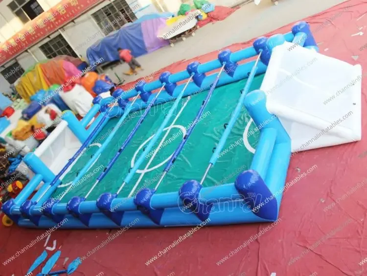 New Design Inflatable Human Table Football Sports Game Fences Commercial Foosball Table Soccer Games for Adults Sport Events view 2