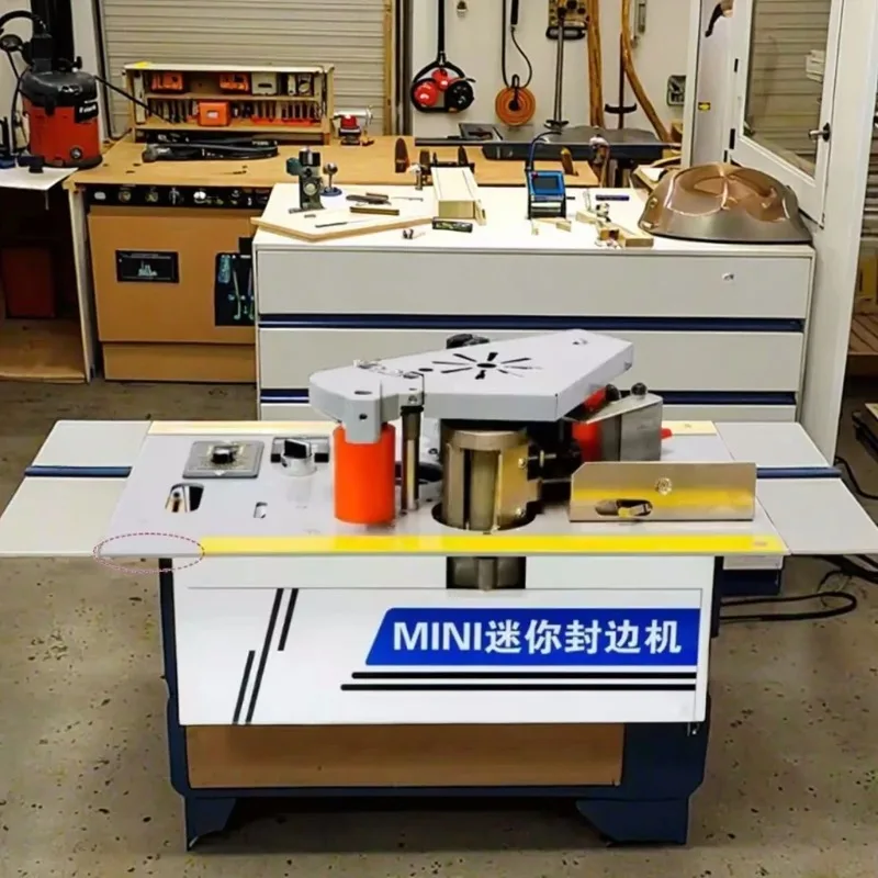 Home Use Saw Table Model for Wood Based Panels Model Edge Bander Portable Mini Edge Banding Machine