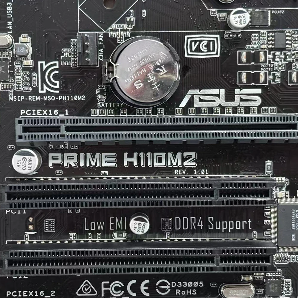 

Материнская плата ASUS PRIME H110M2 Intel H110 Micro ATX, LGA 1151, для процессоров 6-го/7-го поколения Core i3, i5, i7, 6500, 7700, DDR4, игровая, SATA III