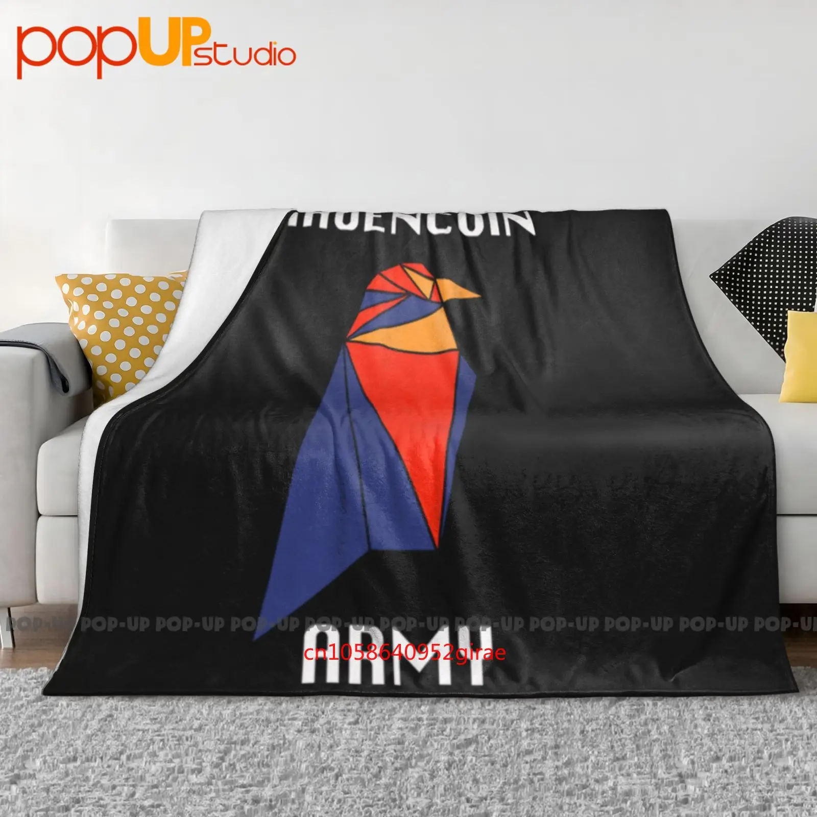 Ravencoin Army Altcoin Hodl Crypto Raven Bird Ultra-Soft Blanket Quilt Winter Sofa Cover Bed Covers