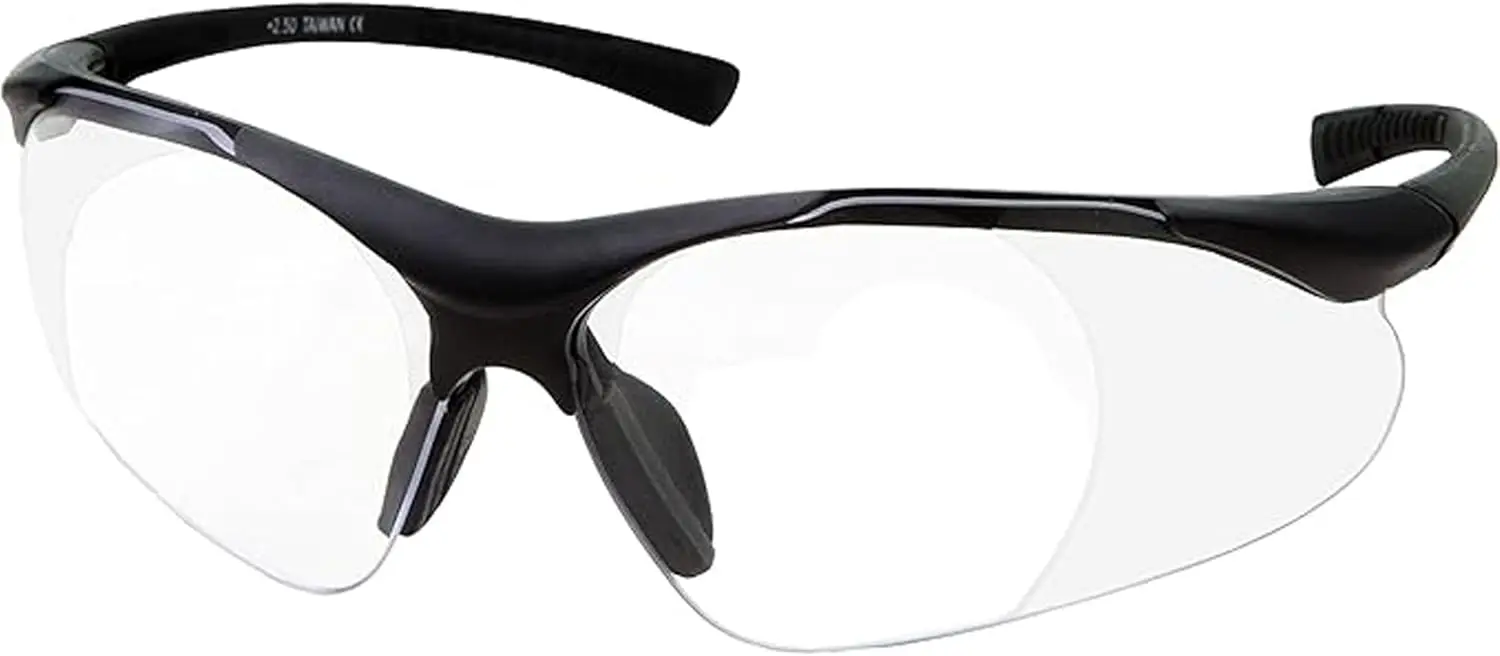 

Full Lens Magnifying Safety Glasses with ANSI Z87 Impact Resistance for Reading and Work