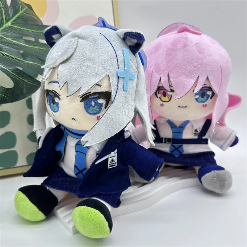 เกม Blue Archive ตุ๊กตาของเล่นตุ๊กตายัดไส้ Sunaokami Shiroko Takanashi Hoshino อะนิเมะการ์ตูน Plushie รูปเด็กแฟนของขวัญวันเกิด